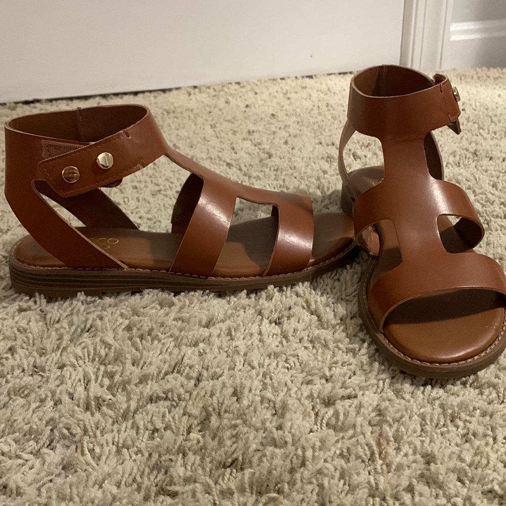 Franco Sarto gladiator style sandals.